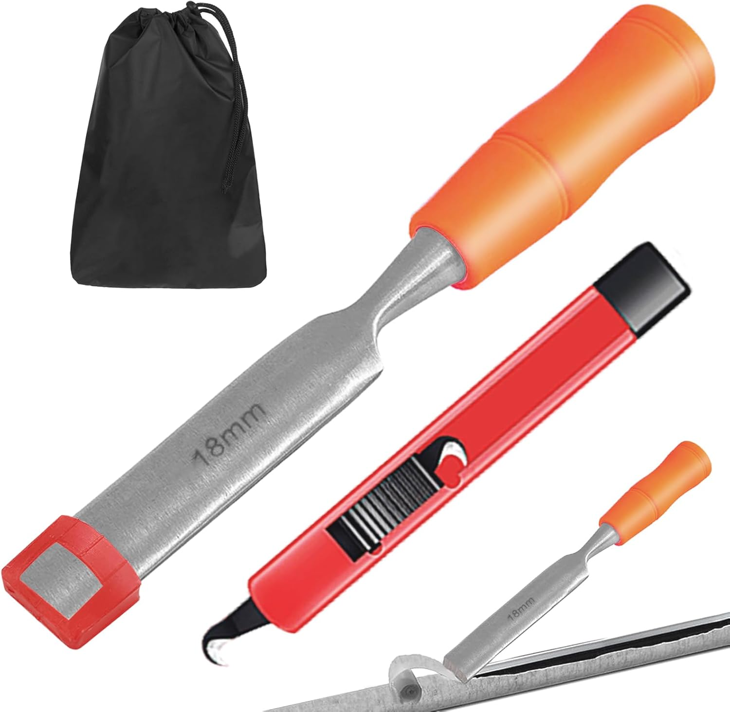 TRINKA Golf Grip Tape Stripper Remover Tool Kits, Golf Grip Tape Remover with Golf Grip Removal Tool Hook Knife, Tape Stripper Remover for Regripping Graphite/Steel Shaft, Golf Club Grip Repair Kit image number 3