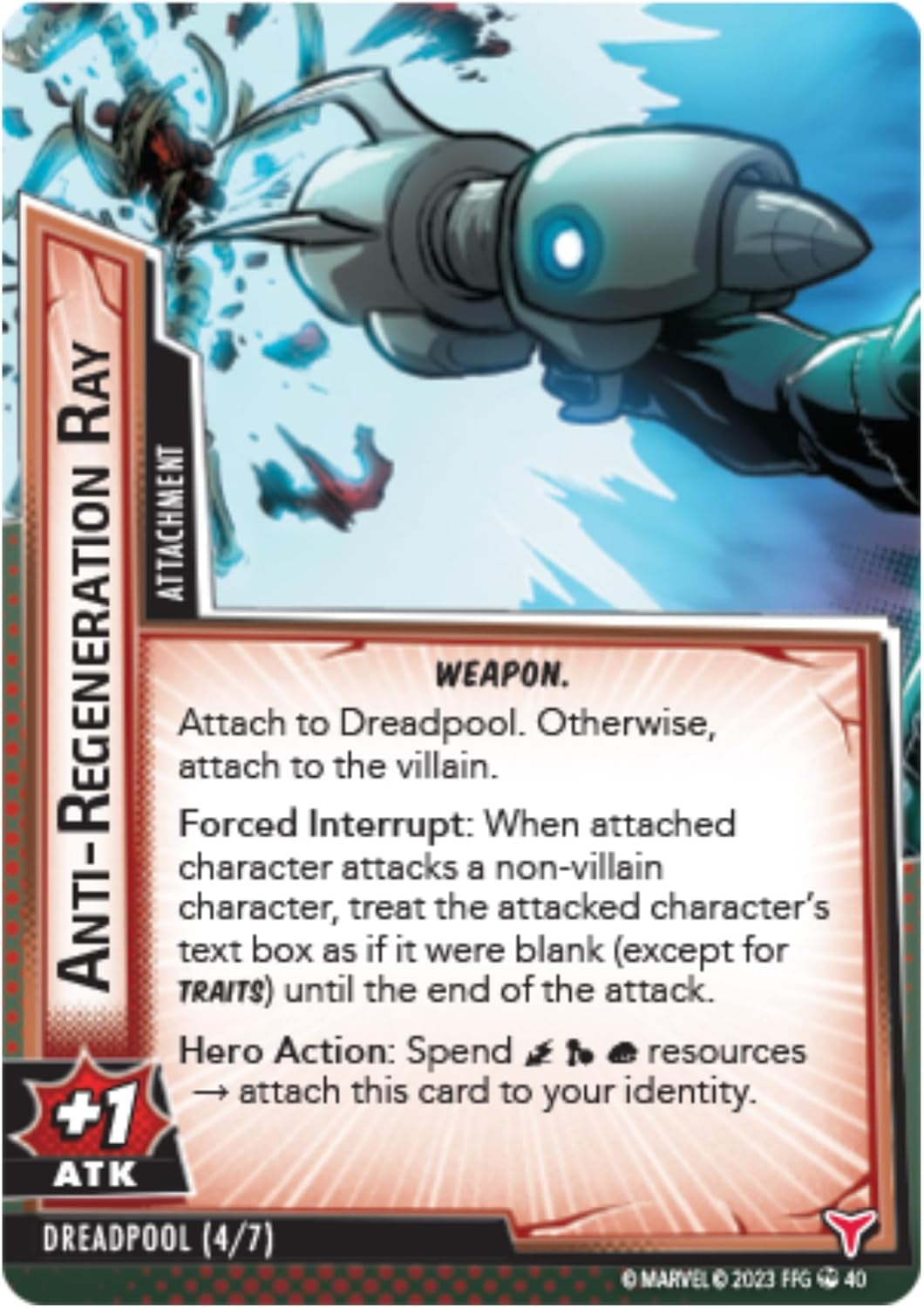 Fantasy Flight Games Marvel Champions LCG Deadpool Expanded Hero Pack Card Game image number 4