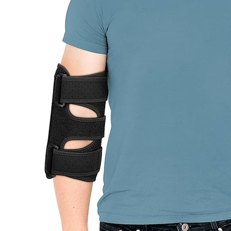 Elbow Brace, 2 Removable Metal Splints for Tendonitis, Elbow Brace for Ulnar Nerve Entrapment, Cubital Tunnel Syndrome, Night Elbow Splint for Men Women image number 3
