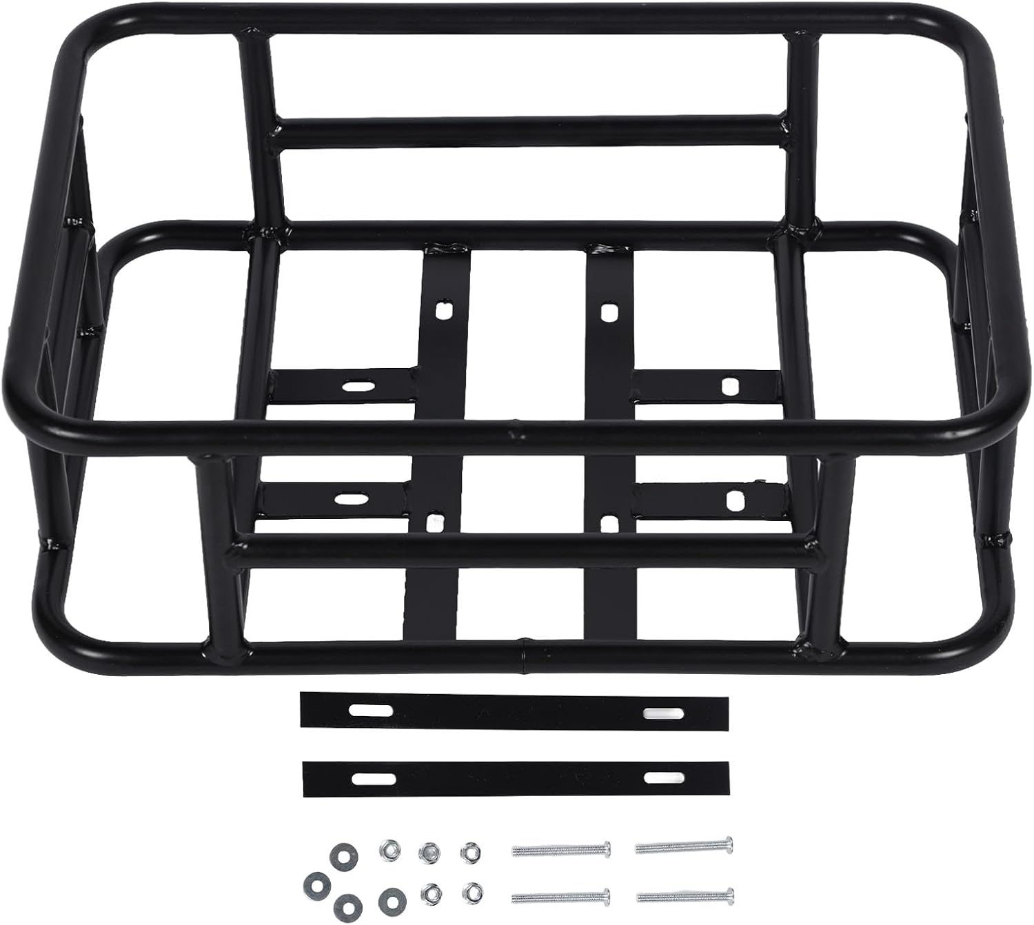 Rear Bike Basket, Large Capacity Rear Basket, Waterproof Back Storage Basket for Bike, Electric Bike, Rack Basket for All Cargo Needs, Easy Installation image number 6