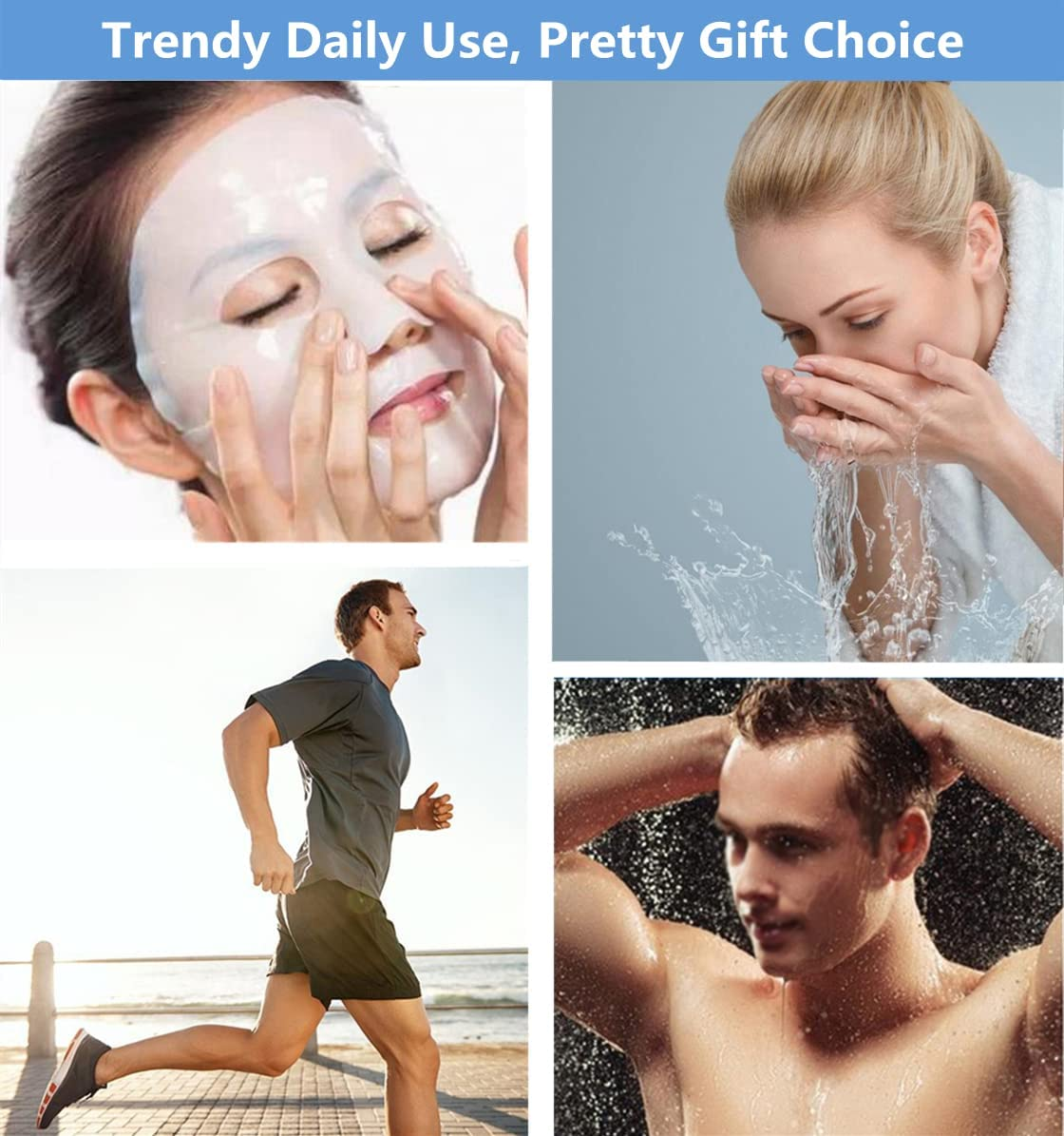 Bodbop XINGZHE Metal Hairband - Unisex Elastic Non-Slip Wavy Headband for Sports, Fashion, 2 PCS image number 1