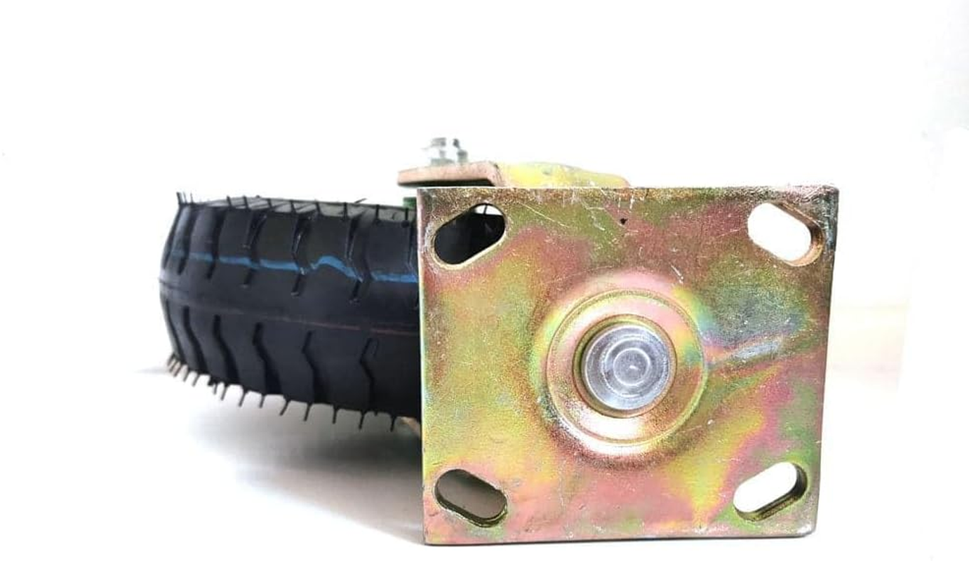 10Inch Swivel Castor Caster Pneumatic Tyres Tyre Wheels Trolley Cart Wheelbarrow