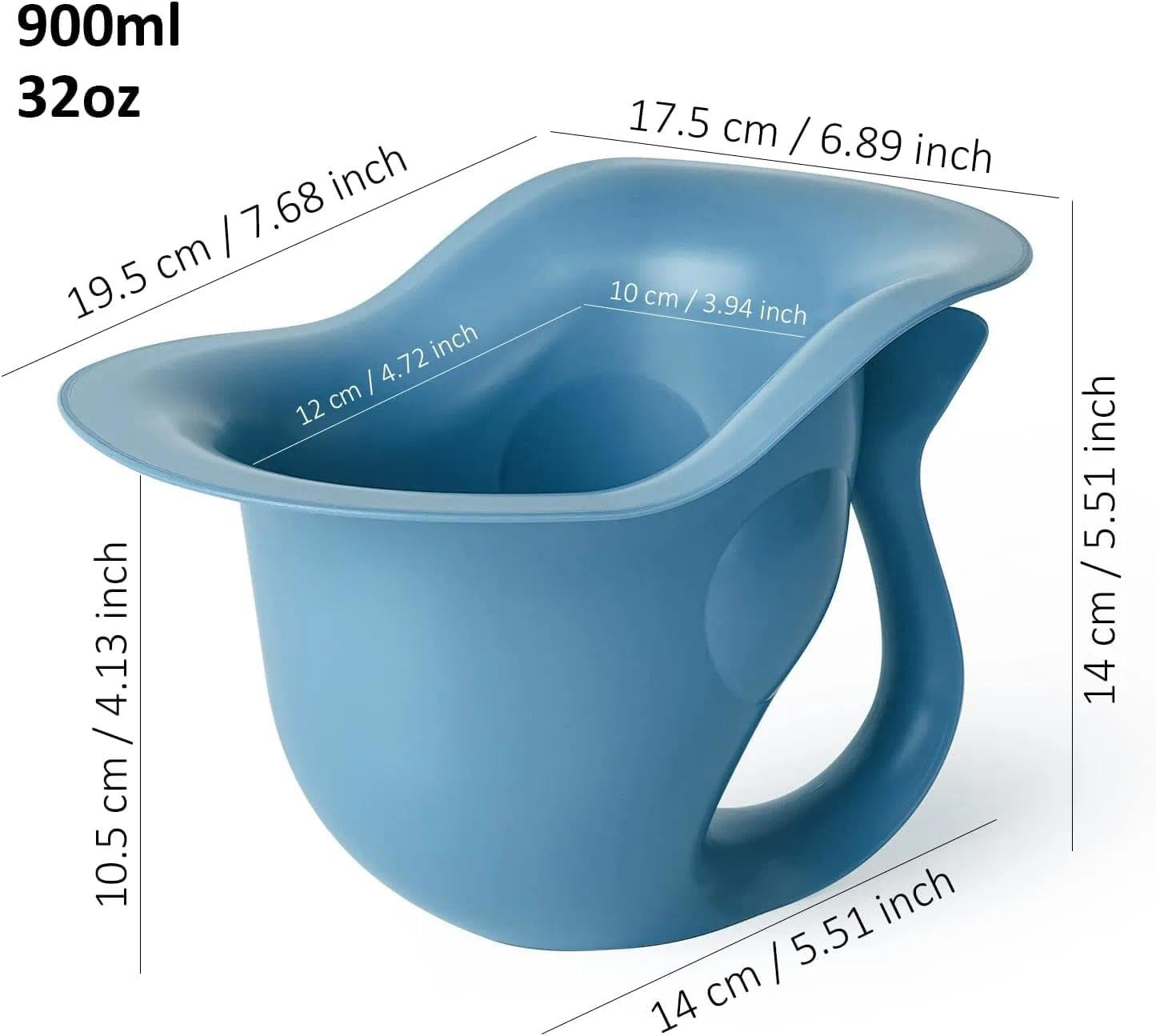 Potty for Newborn Baby Potty Training; Communication Indoor & Outdoor; Attractive Fish Shape (Blue) image number 1