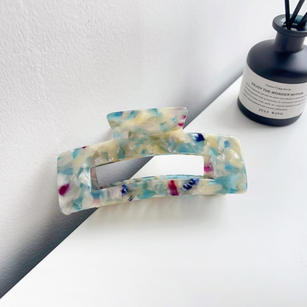 Wambere Pack of 1 Women'S Hair Clips, Large Acetate Hair Claw Clip, Hair Clips for Thick Hair, Non-Slip Hair, Jaw Clips, Headwear, Hair Accessories, Hair Styling Accessories for Women and Girls, Light