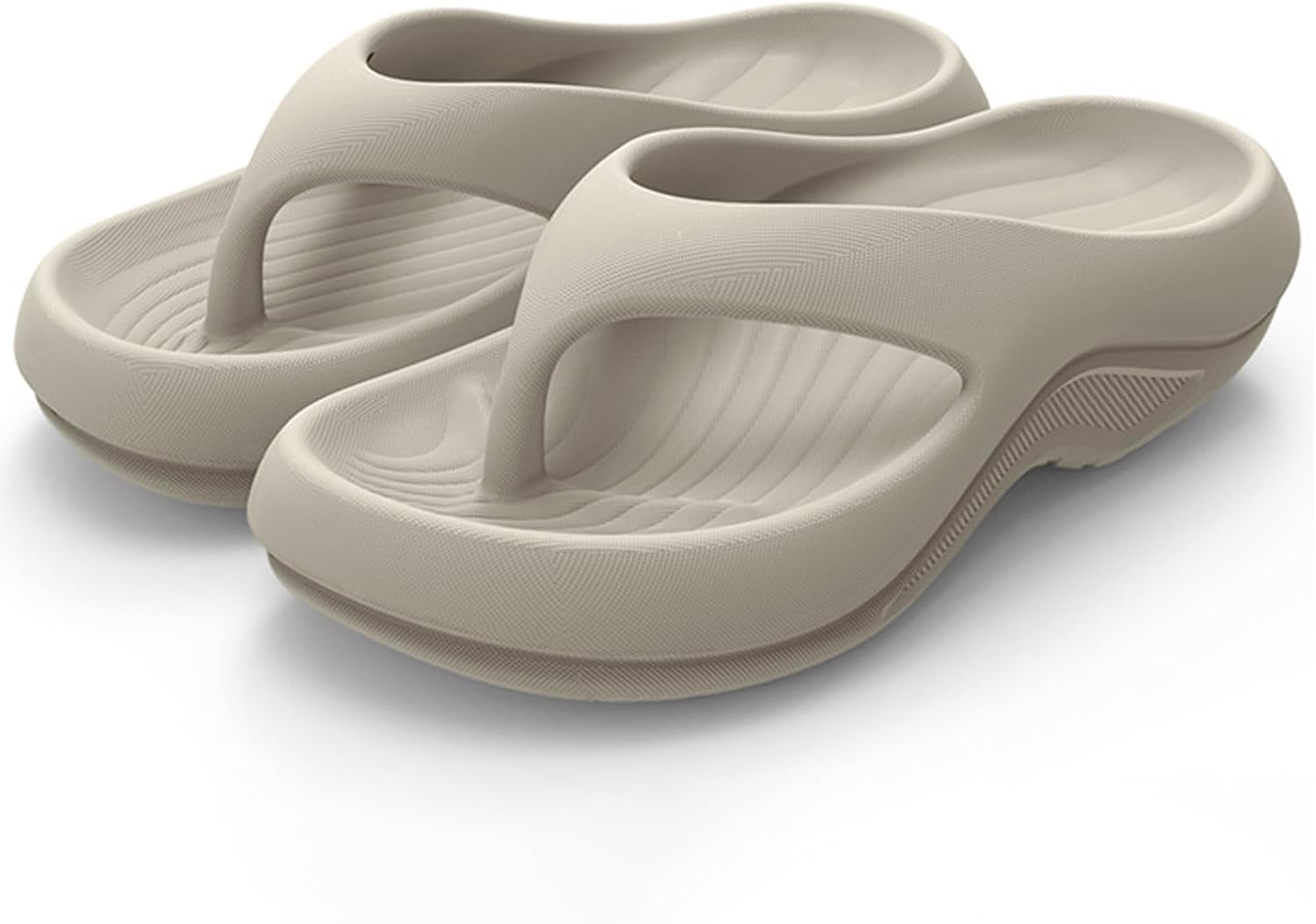 Pillow Arch Support Flip Flops, Ultra Lightweight Non-Slip Arch Support Flip Flops, Summer Beach Sandals