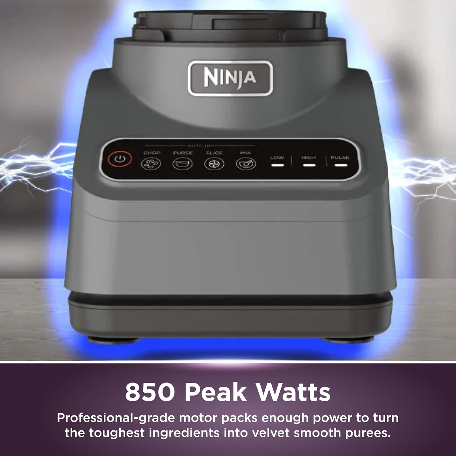 Ninja Professional Food Processor, 2.1L Capacity, 4 Auto-Iq Preset Programs, Auto-Iq Technology, Easy & Versatile Food Prep, BN650, Grey image number 5