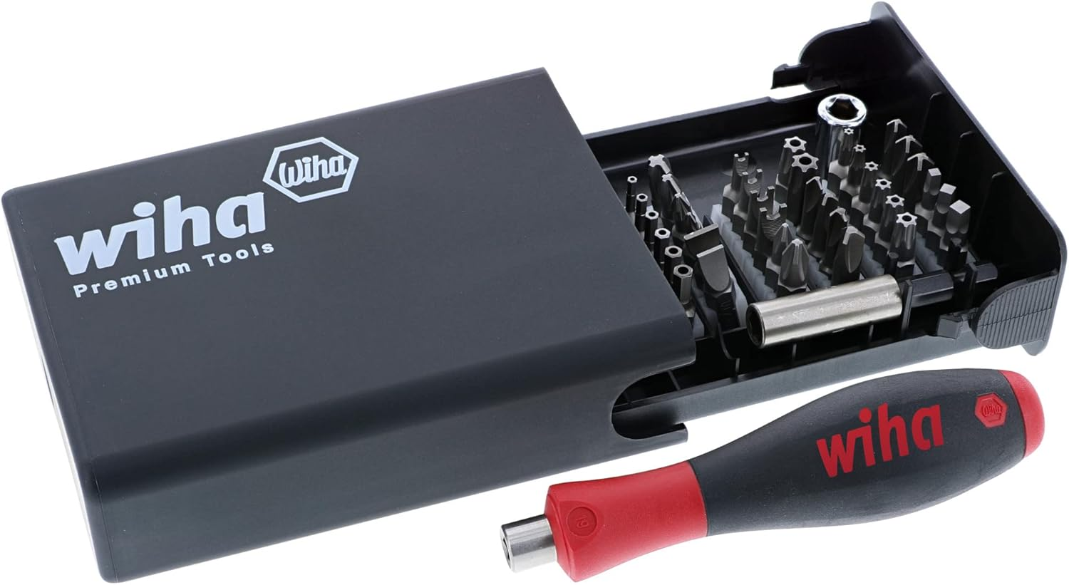 Wiha 71990 Security Bits Collector 39 Piece Set, Multicolour, One Size image number 3