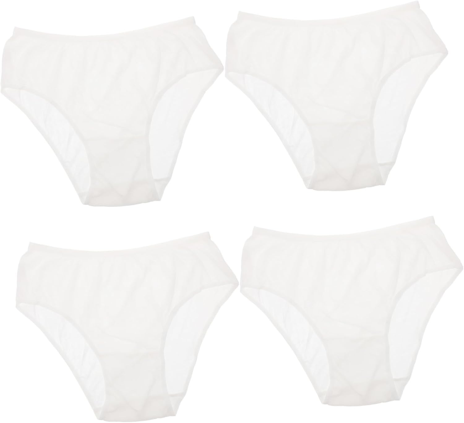 4Pcs Disposable Maternity Underwear Cotton Women Postpartum Confinement Pants Portable for Nursing White image number 2