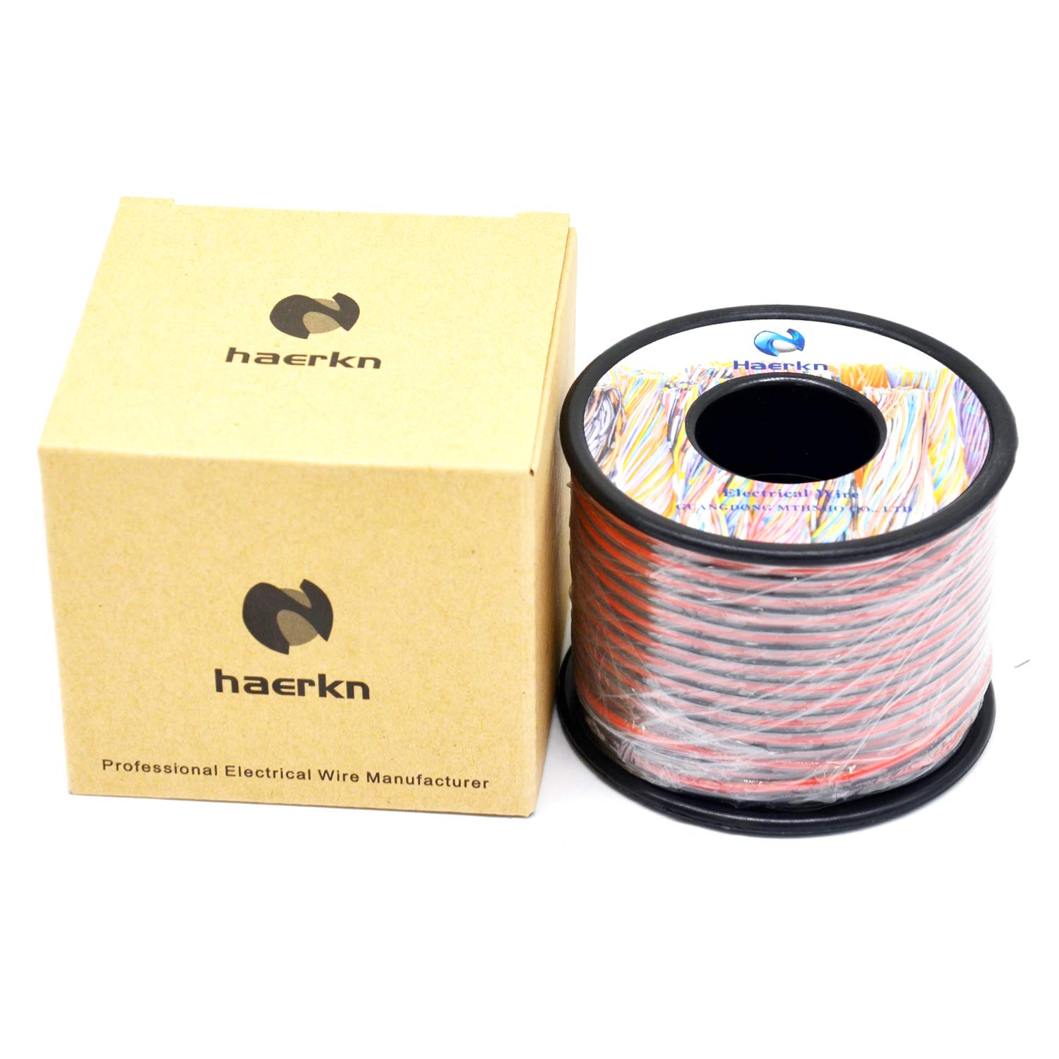 22 Awg Silicone Electrical Wire 2 Conductor Parallel Wire Line 200Ft [Black 100Ft Red 100Ft] 22 Gauge Soft and Flexible Hook up Oxygen Free Stranded Tinned Copper Wire image number 4