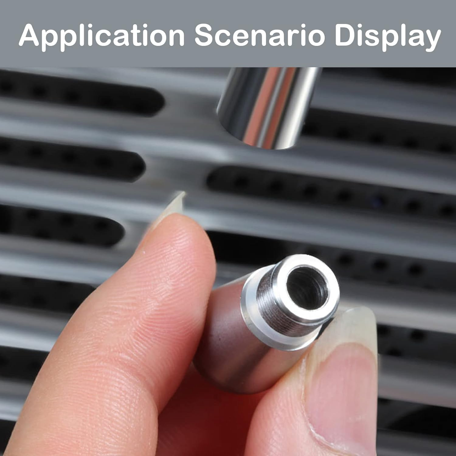 1 Hole Coffee Maker Steam Nozzle Tip for Delonghi 9 Series Espresso Machine 304 Stainless Steel Wand Tip Milk Foam Spout Steam - 3 Hole image number 5