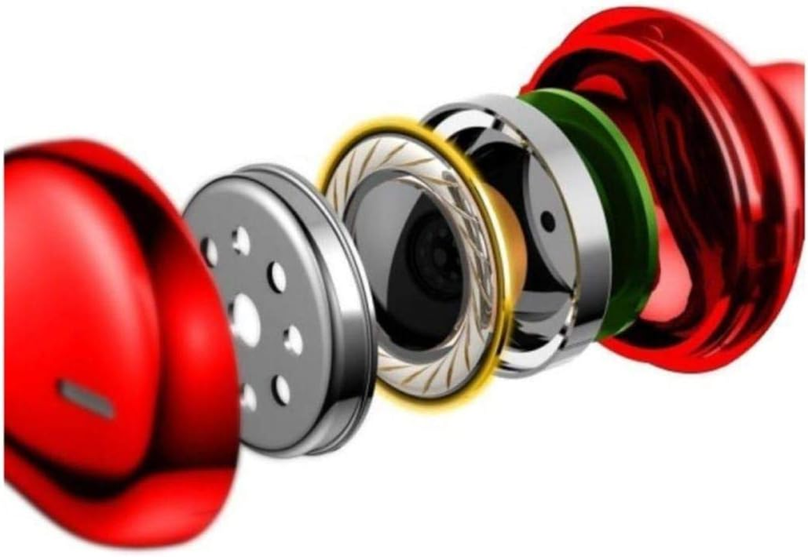 Baseus Encok H03 Wired Headphones - Red image number 3