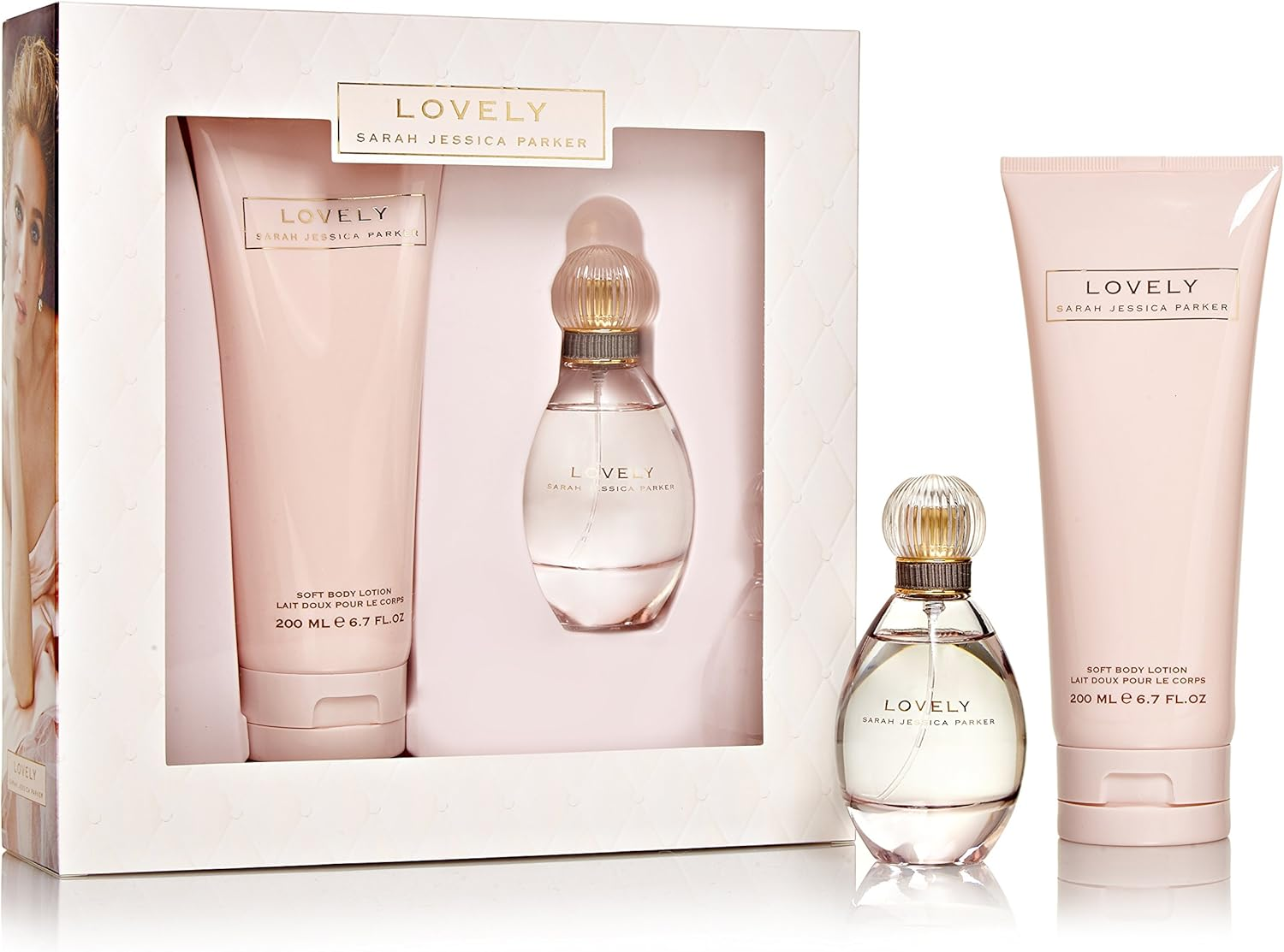 Lovely by Sarah Jessica Parker for Women - 2 Pc Gift Set 1.7Oz EDP Spray, 6.7Oz Soft Body Lotion