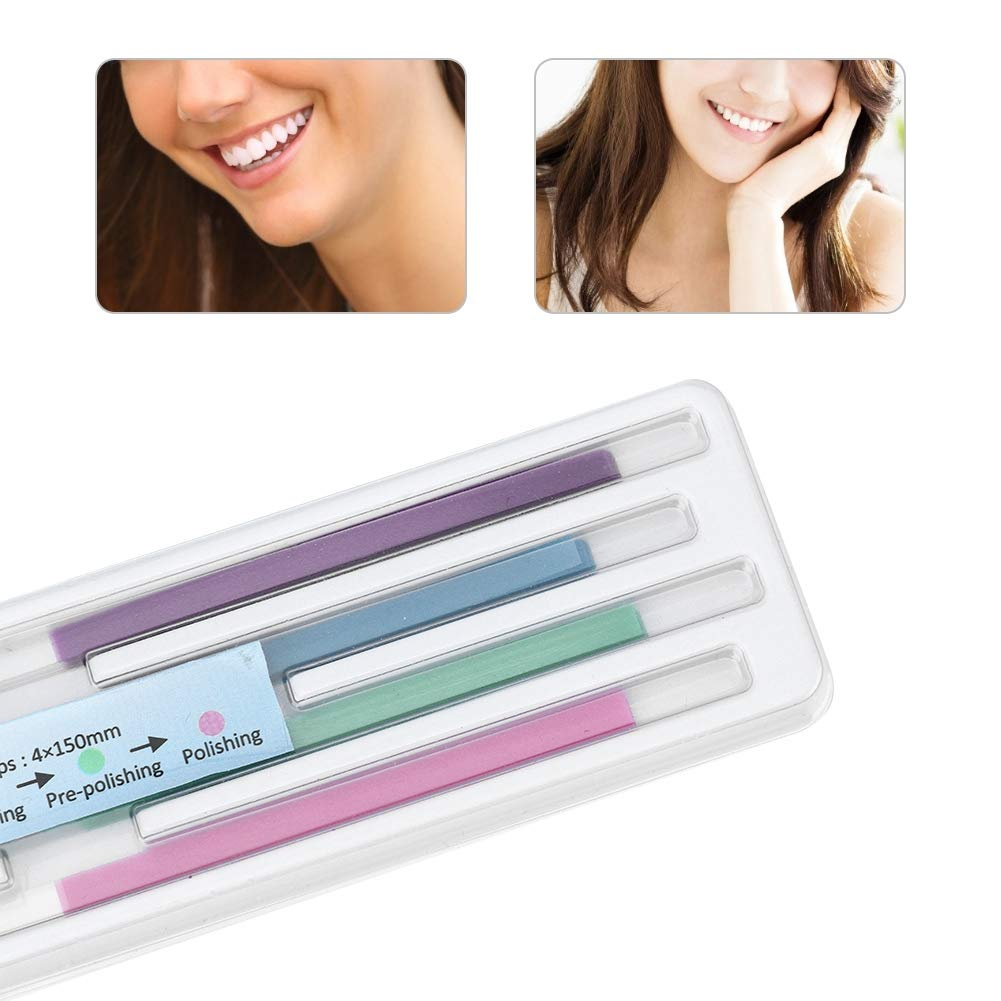 Maxmartt 60Pcs/Pack Dental Abrasive Strips Teeth Polishing Finishing Gloss Contouring Tools Kit image number 4