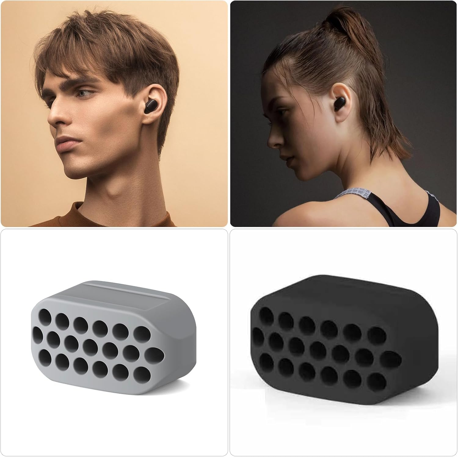 Jawline Trainer, Jaw Trainer, Jaw Trainer, Jaw Trainer, Jaw Exerciser, Face Trainer, Jaw Exerciser, Face Trainer, for Exercises, Face Muscles, Men and Women, Pack of 6 image number 3