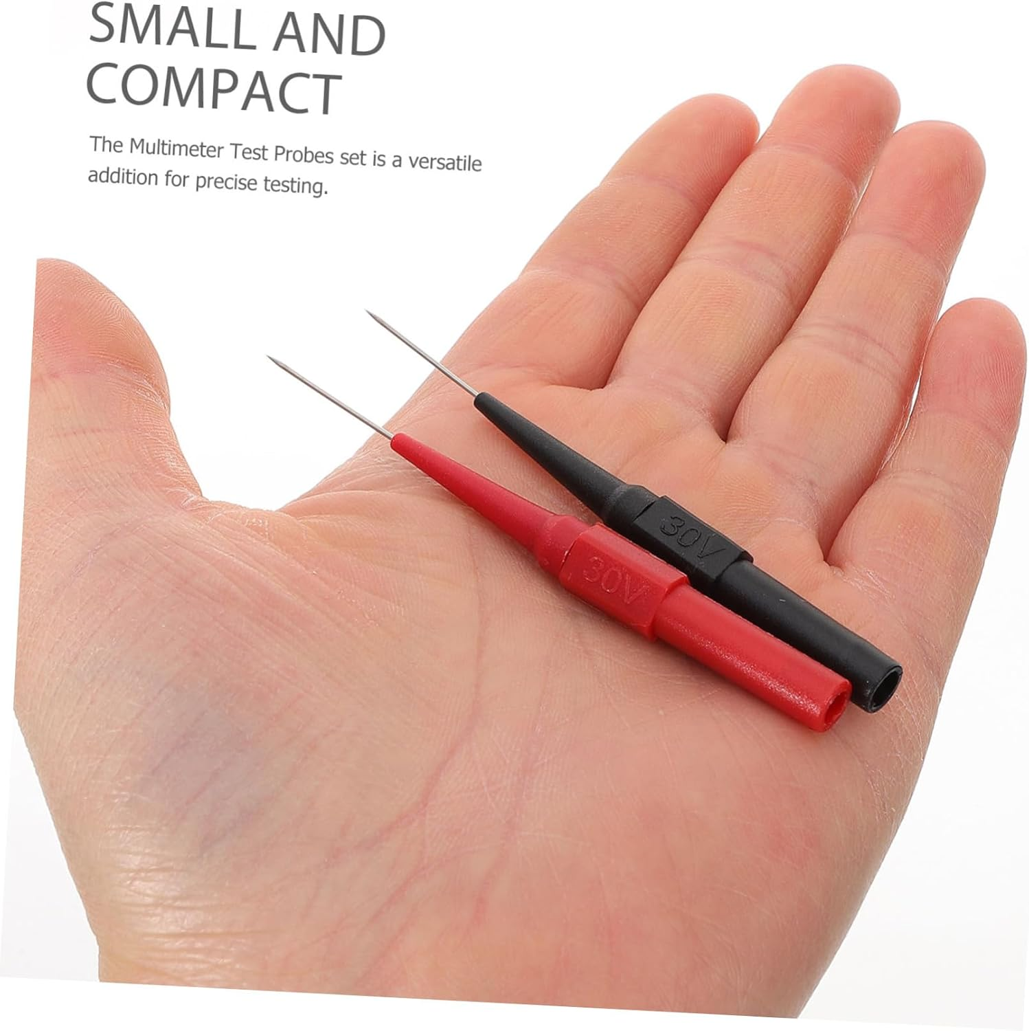 TOYZFRIENDY 12Pcs Multimeter Probes Test Leads Probes Automotive Electronics Fine Tips image number 1