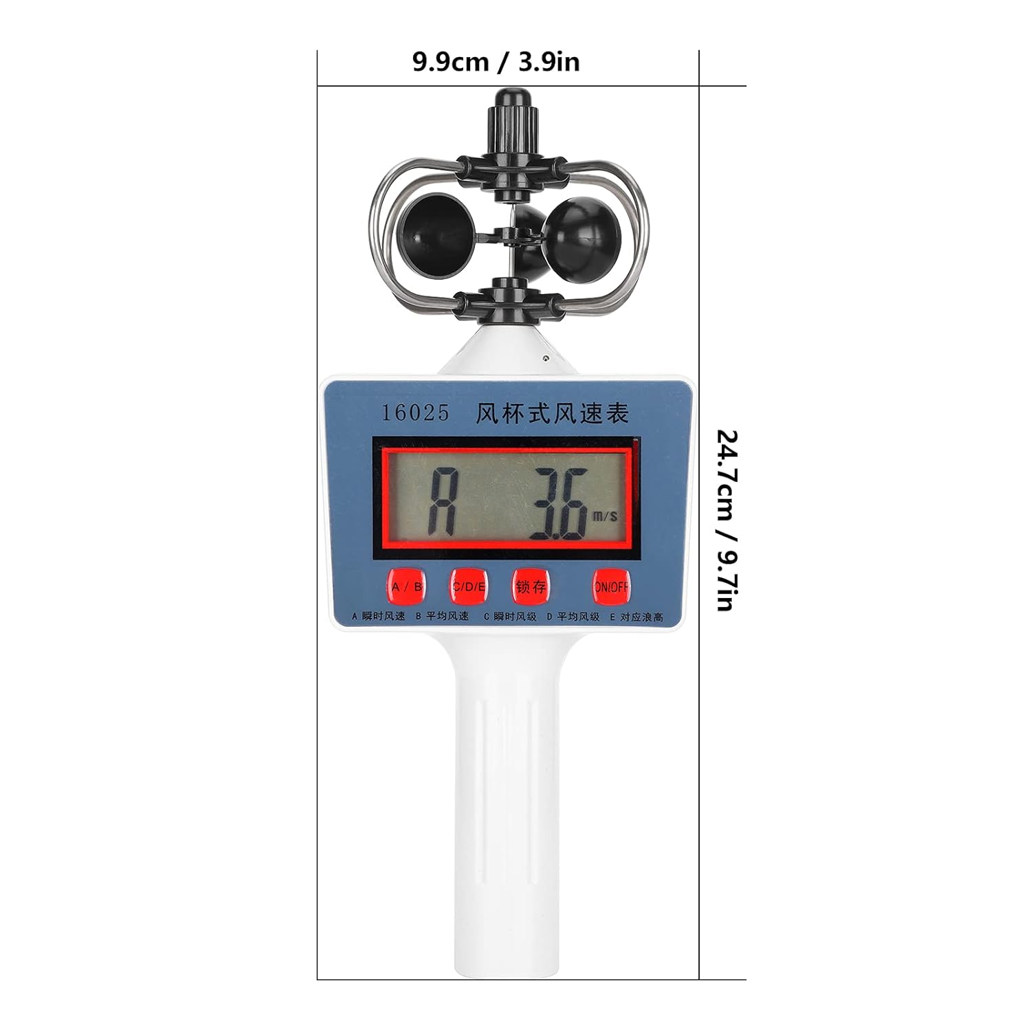LCD Digital Wind Speed Meter