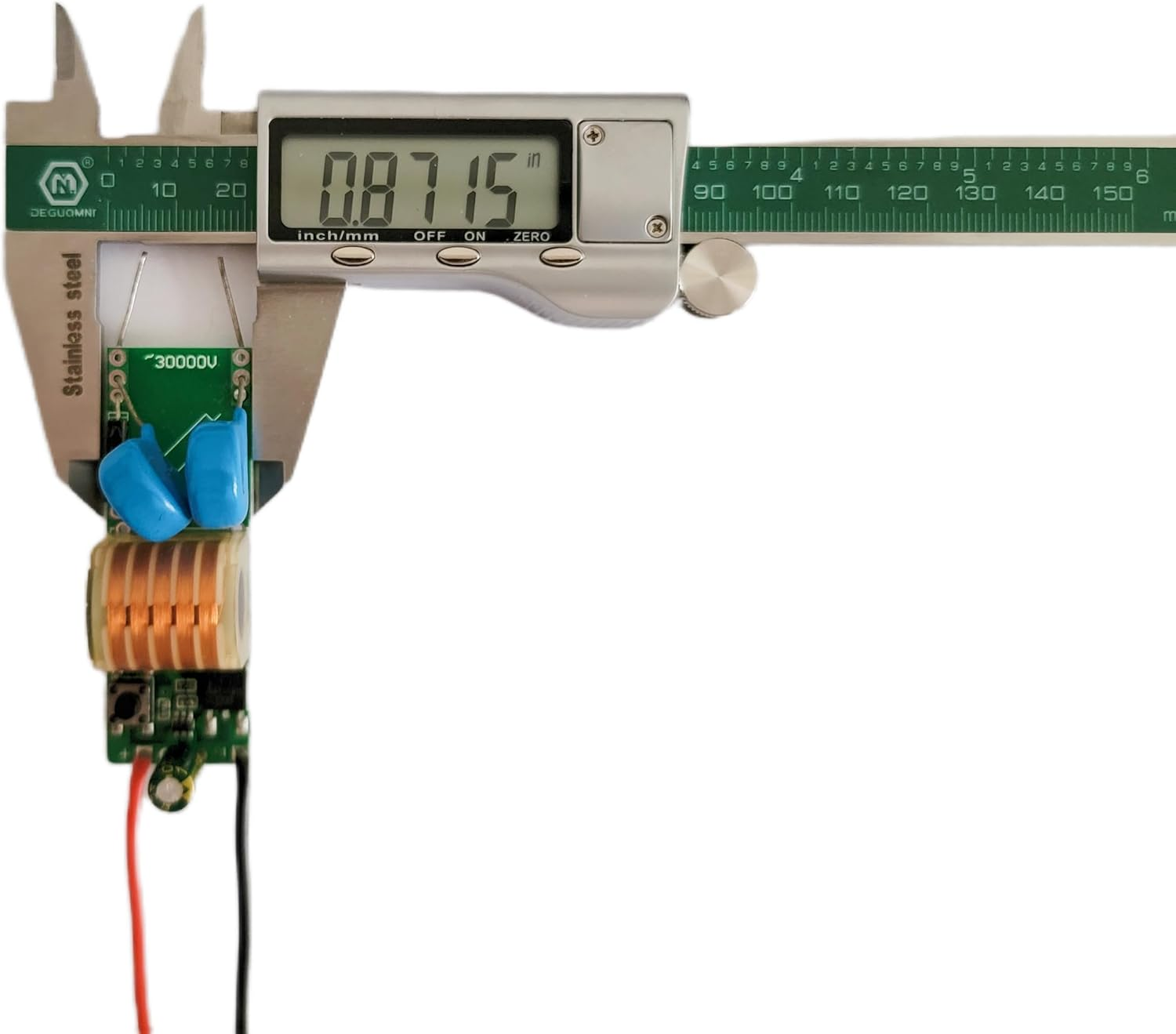 30KV Boost Coil High Voltage Pulse Generator Arc DC 3.3V 5V Step Up image number 4