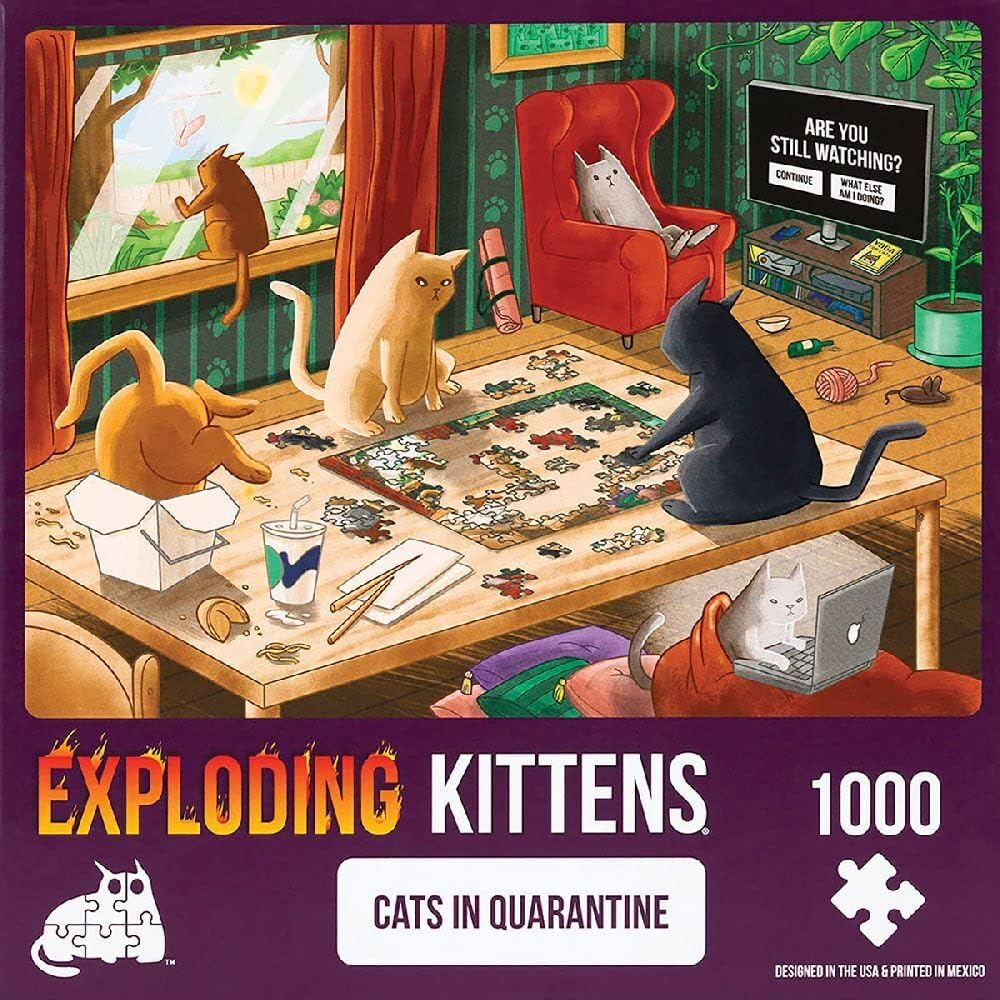 Exploding Kittens PSLOTH-1K-6 Puzzle, Multi image number 3