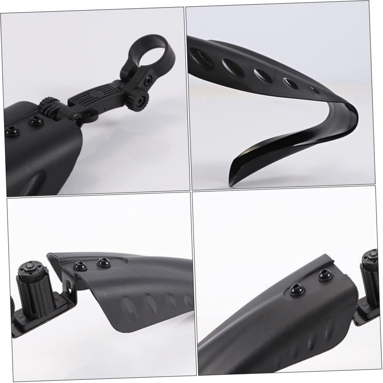 1Pair Black Bike Mudguards Mountain and Road Bike Rainwater Guards Durable Splash Protection for Outdoor Cycling Fit Dirt Board Accessories image number 2