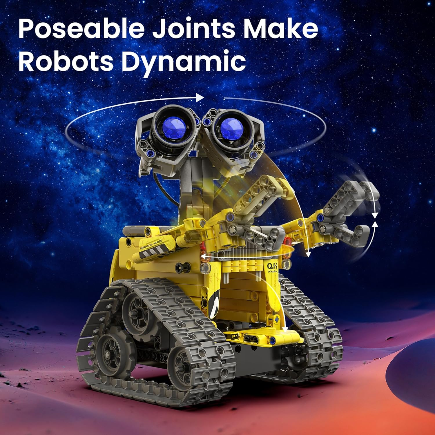 Sillbird STEM Building Toys, Remote & APP Controlled Creator 3In1 Wall Robot/Explorer Robot/Mech Dinosaur Toys Set, Creative Gifts for Boys Girls Kids Aged 6 7 8-12, New 2022 (434 Pieces) image number 2