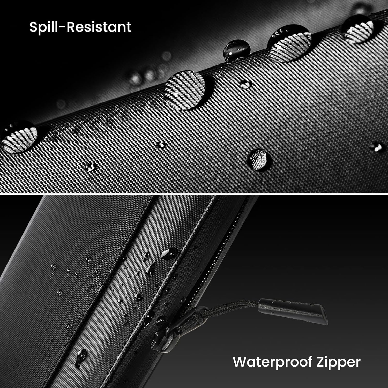 Tomtoc Family Passport Holder for 4 Passports with a Sim Card Holder and Eject Pin, RFID Blocking Travel Wallet for Flight Tickets, Id/Credit Card, Money, Waterproof Passport Cover with Wrist Strap - Gray image number 3