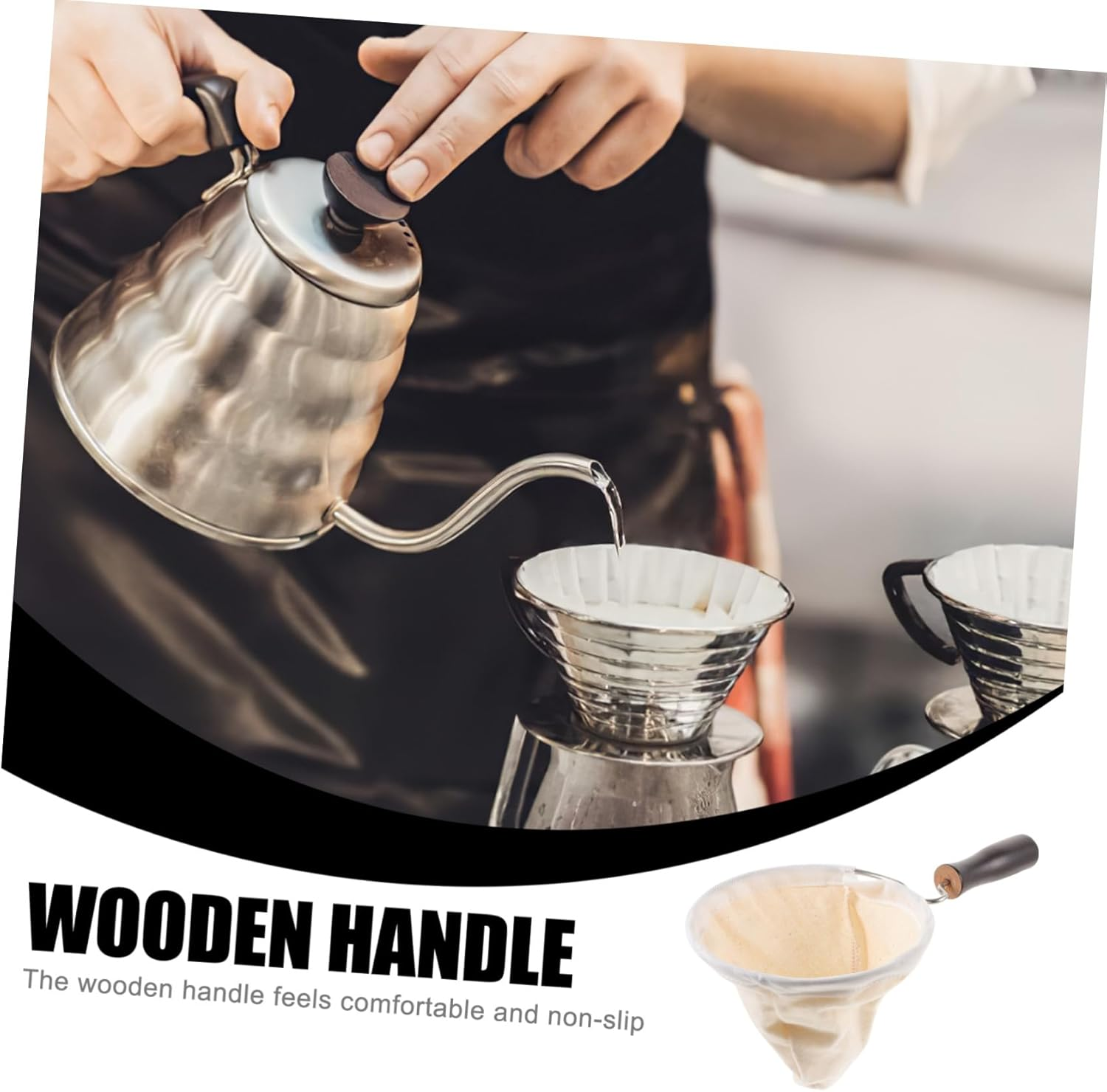 Iplusmile Coffee Filter Bag Reusable Strainer Bags Filter for Tea Strainer and Coffee Use in Kitchen