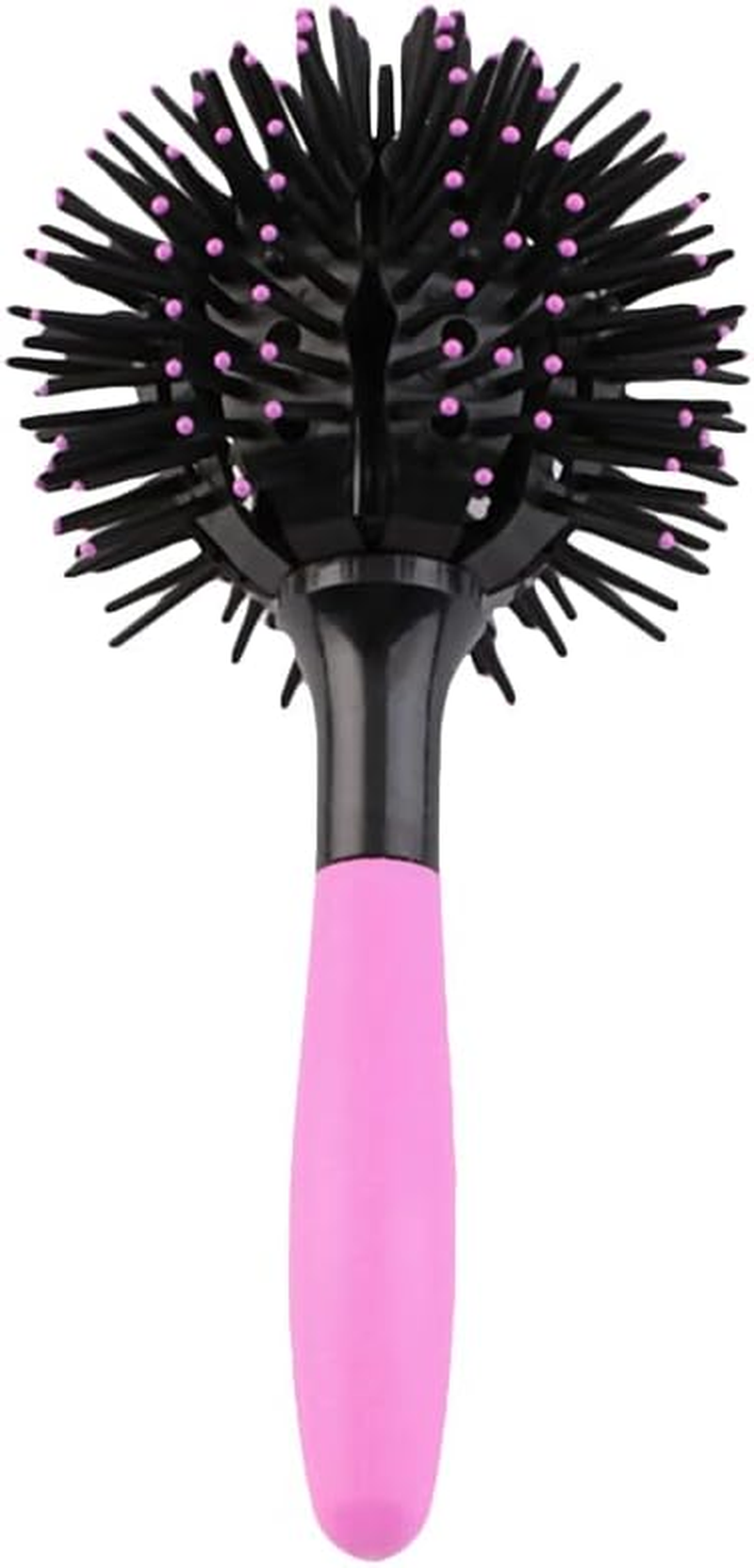 Generic round Ball Hair Brush, 3D 360 Degree Spherical Curl Styling Brush with Painless Soft for Scalp Massage and Growth for Girls with Long Fragile Wet Dry Wavy Coily Hair image number 2