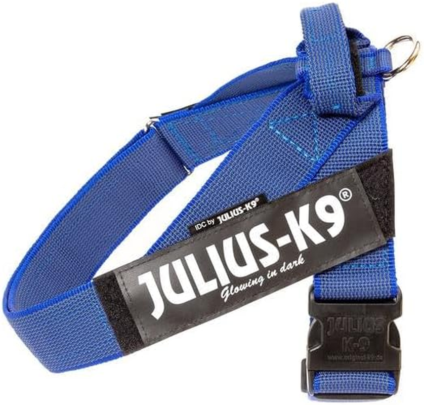 Julius-K9 IDC Color & Gray Belt Harness for Dogs, Size 1, Blue-Gray image number 3
