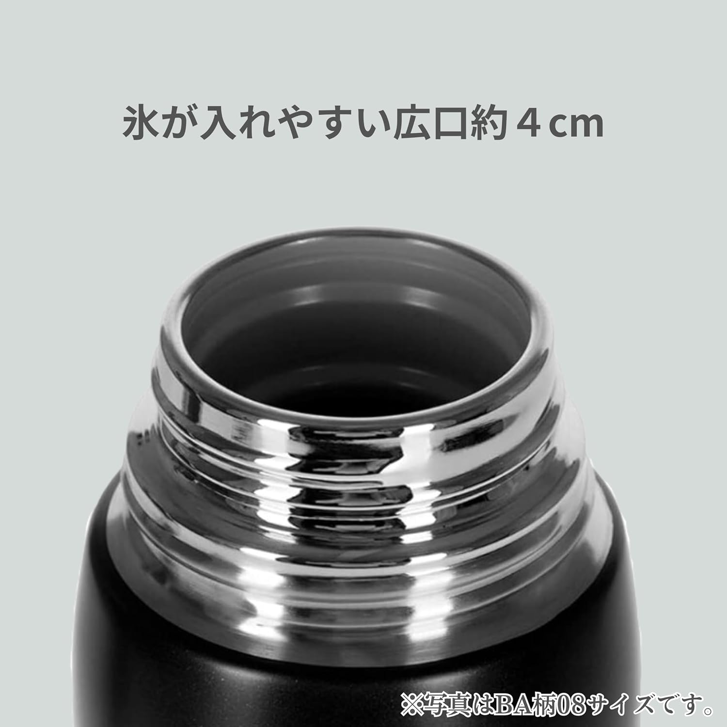 Zojirushi SJ-JS10 Stainless Steel Bottle with Cup 1 L, Black, SJ-JS10 BA - Red image number 2