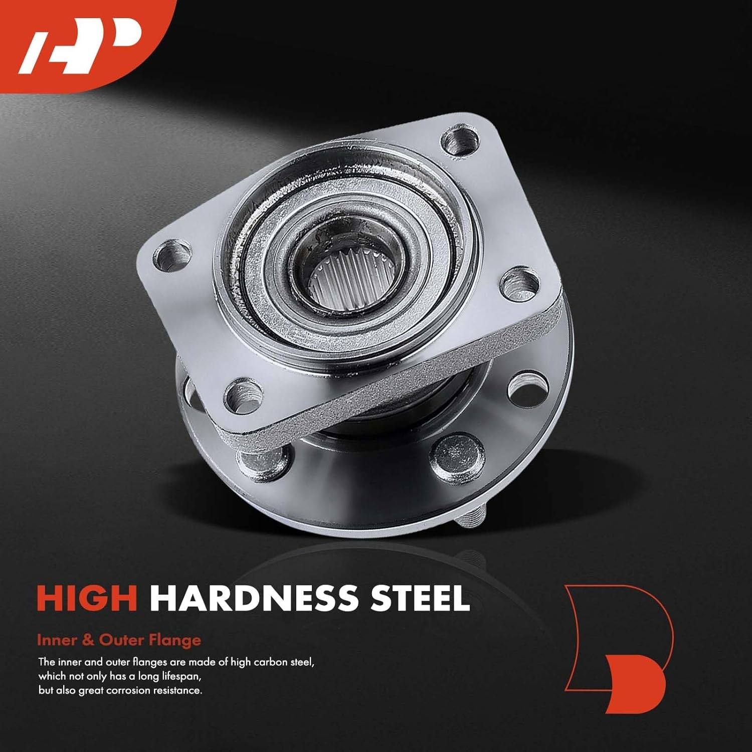 A-Premium Rear Wheel Bearing and Hub Assembly Compatible with Jaguar X-Type 2002-2008 Left or Right image number 1