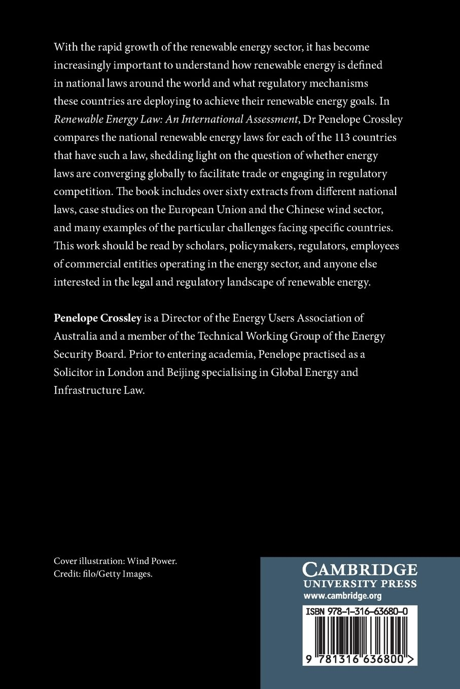 Cambridge Renewable Energy Law : an International Assessment Book - Paperback - 19 May 2022 image number 2