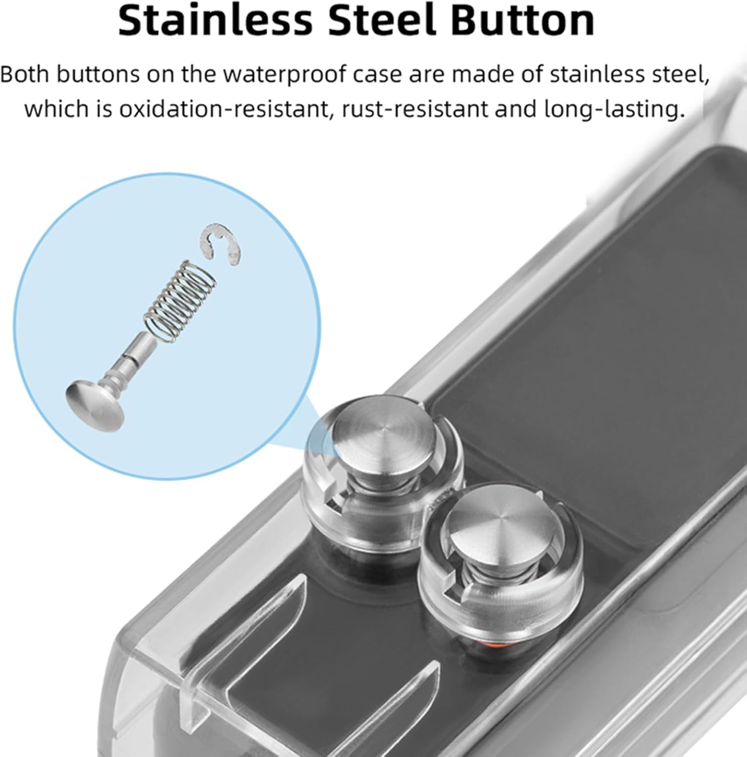 ZLYLVRC Waterproof Case for DJI Osmo Pocket 3 Camera,40M/131Ft Underwater Diving Protective Shell Waterproof Housing Case Accessories Kit for Osmo Pocket 3 image number 5