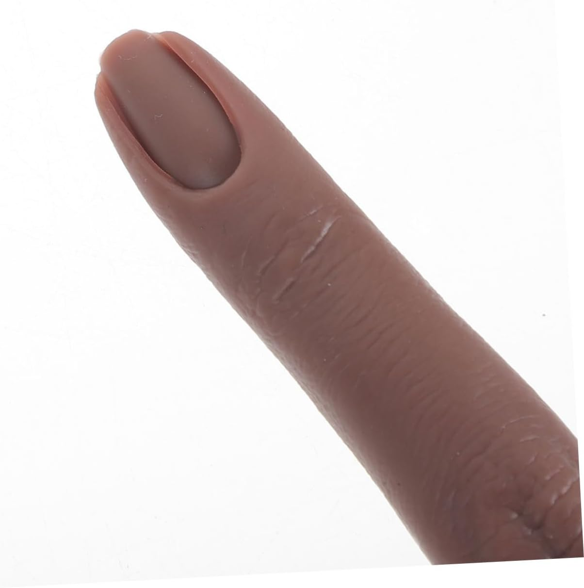 WOFASHPURET 3Pcs Nail Art Supplies Soft Silicone Manicure Fingertips Bendable Nail Practice Fingers Hand Model image number 6