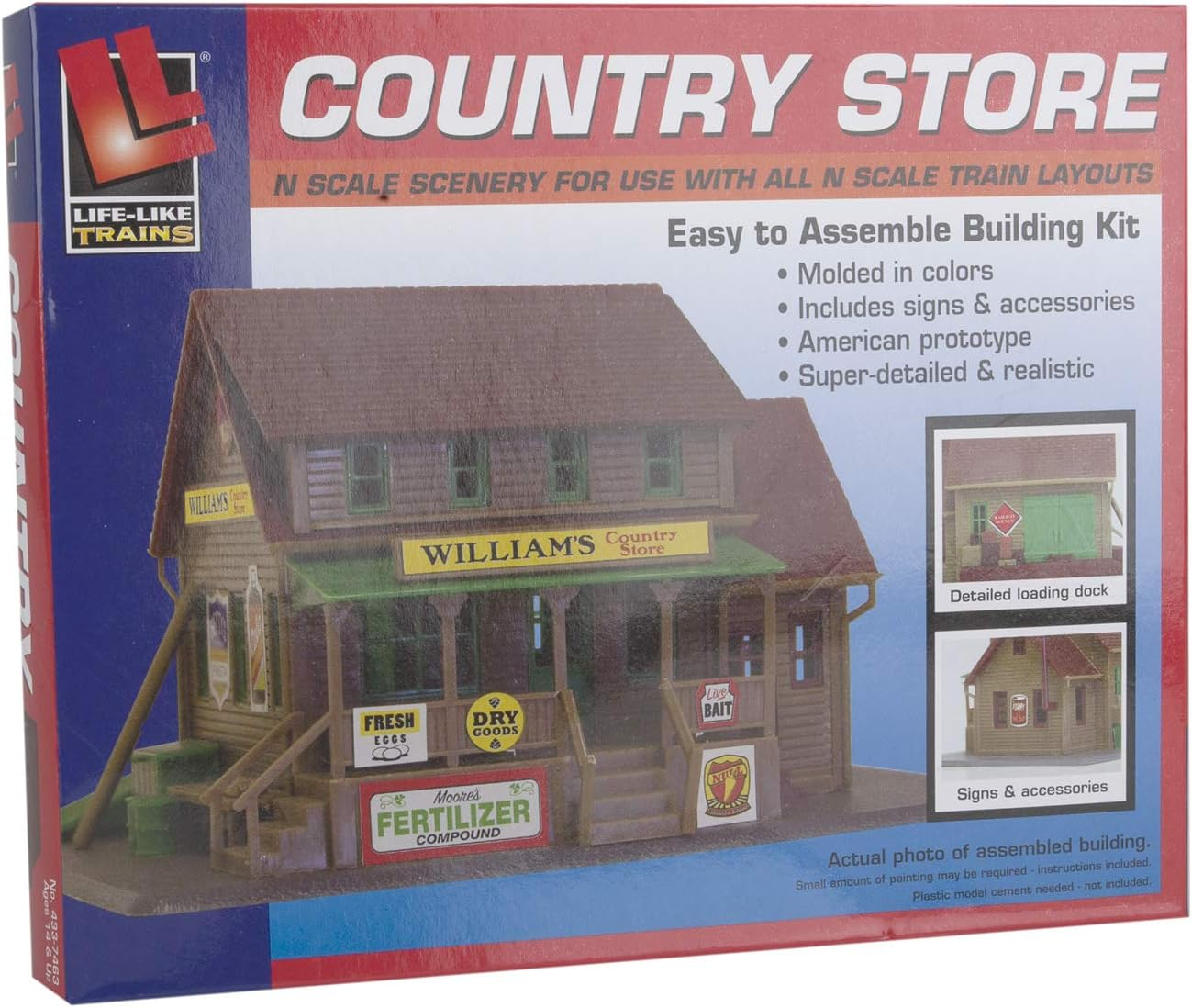 Life-Like Trains N Scale Building Kit -William'S County Store image number 3