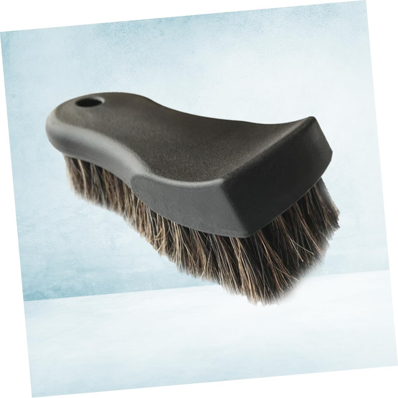 Horse Hair Car Roof Cleaner and Leather Seat Dusting Brush, Automotive Interior Cleaning Mane Brush, Soft Black Bristles for Vehicle Detailing and Upholstery Care image number 4