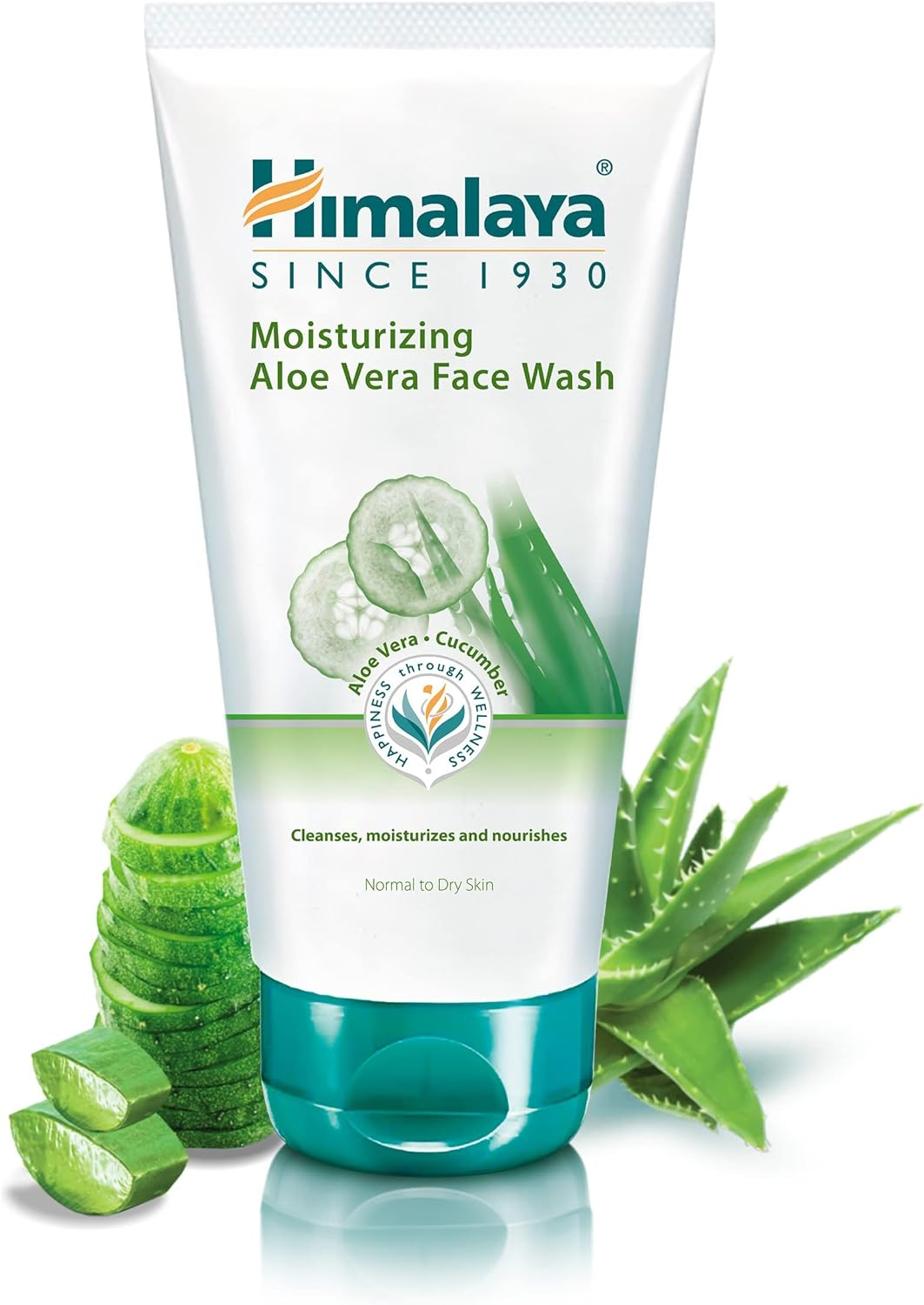 Himalaya Herbals Moisturizing Aloe Vera Face Wash, 100 Ml image number 1