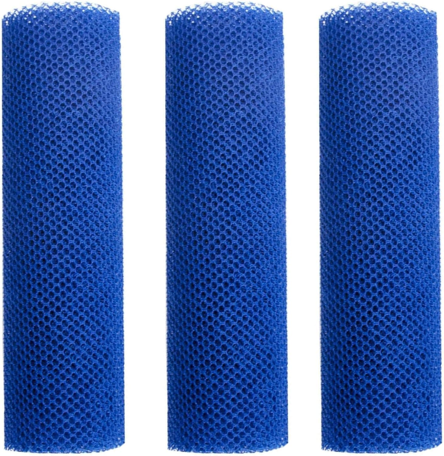 3 Pieces African Bath Sponge, Long Exfoliating Shower African Net, Body Back Scrubber Bath Scrubber Sponge for Skin Smoother, Exfoliating Bathing African Net Great for Men Women Daily Use (BK)