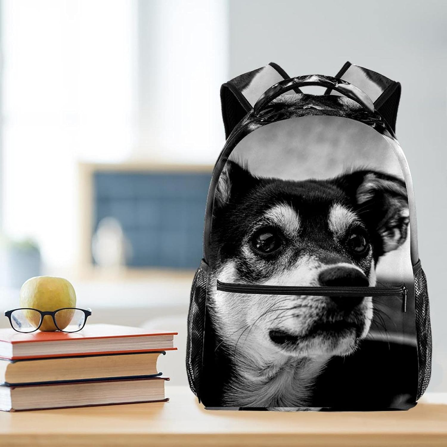 Puppy Backpack Students Shoulder Bags Travel Bag College School Tote Backpacks image number 4