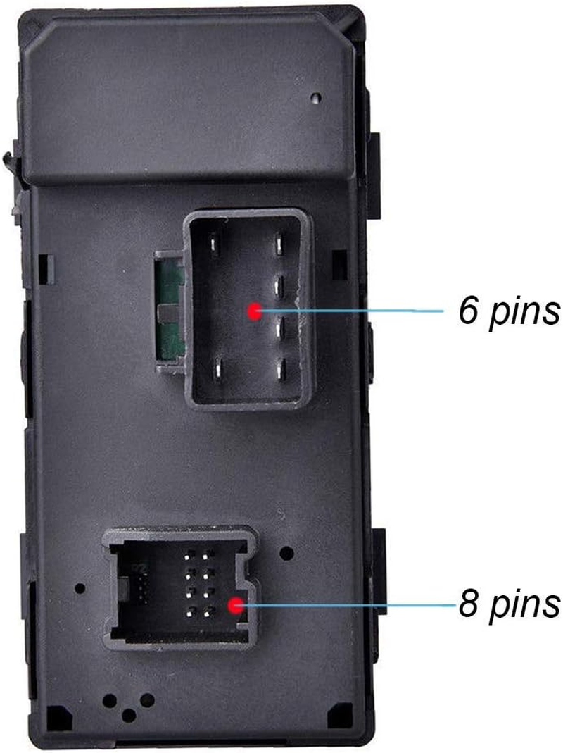 Power Window Master Switch 07-15 GMC Acadia 901-990 D1961F 20945224 71016 image number 2