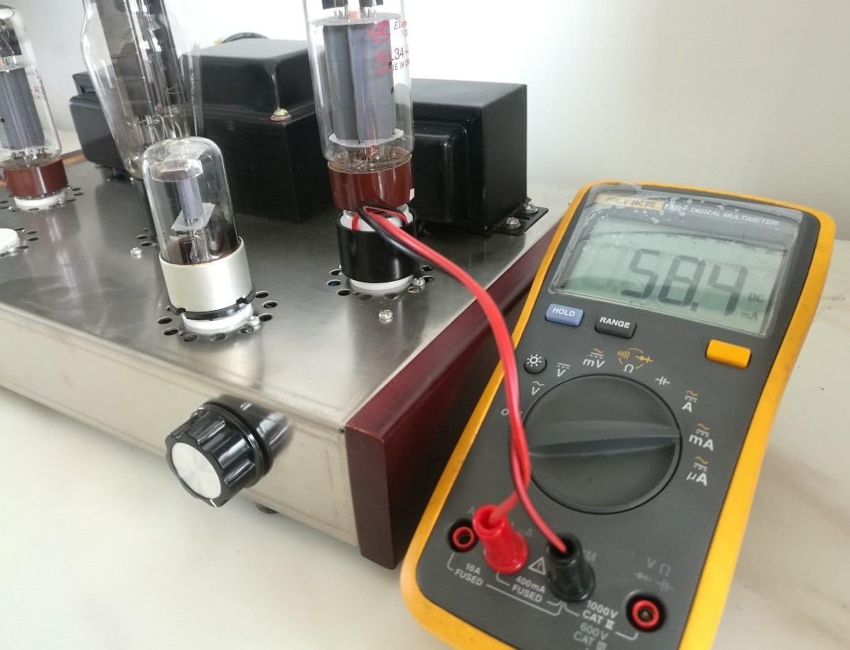 Nobsound Vacuum Tube Amp Amplifier Plate Bias Current Probe Tester 8 Pin Socket for EL34, KT88, 6L6, 6V6, 5881, 6550, KT66, KT100, KT120, 7027 (CT1-C, Cathode Current) image number 5