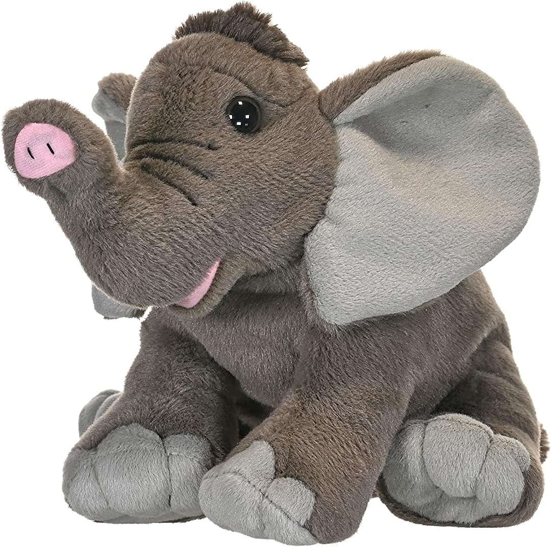 Wild Republic African Elephant Baby, Stuffed Animal, Plush Toy, Gifts for Kids, Cuddlekins 12 Inches image number 6