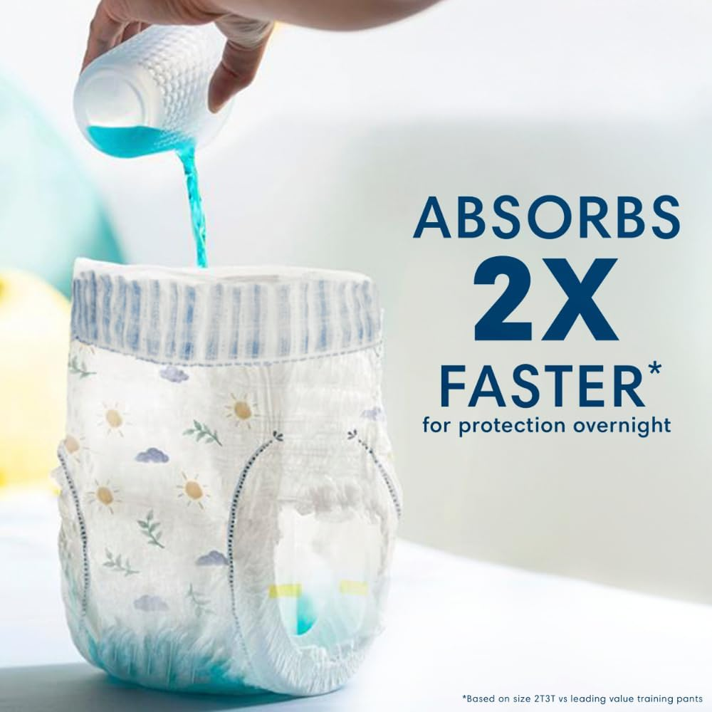 Pampers Pure Protection Training Underwear, Baby Shark, Size 4 2T-3T, 60 Count image number 2