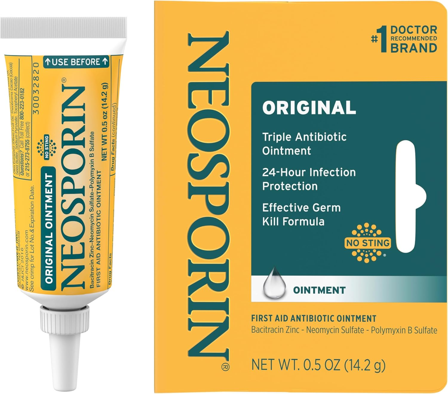 Neosporin Original Ointment for 24-Hour Infection Protection, .5 Oz image number 6