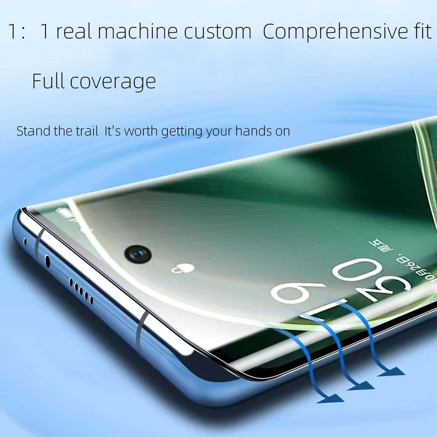 [Pack of 2] Hydrogel Screen Protector for OPPO Find X3 Neo 5G (6.55 Inch), Transparent Soft TPU Protective Film (No Tempered Glass) [HD Transparent] [High Sensitivity]