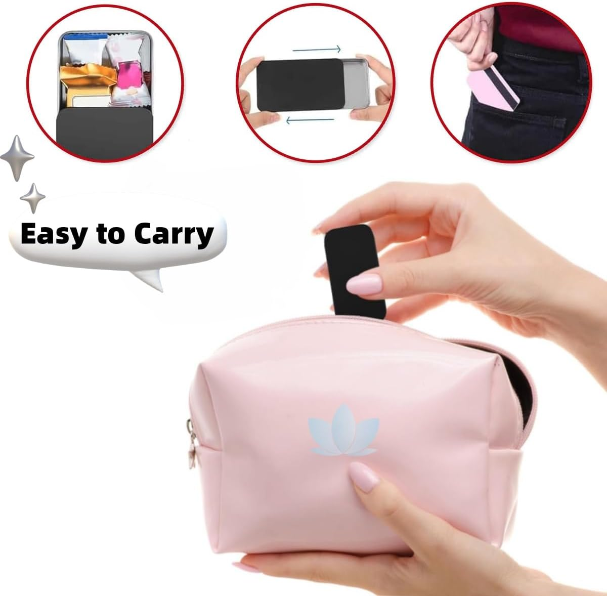 12 PCS Mini Portable Slide Top Small Tin Containers,Ywbfove Black Metal Tins Box Empty Storage Organizer Tins with Lids for Lip Balm Candies Candles(2.36In X 1.34In X 0.39In) image number 1