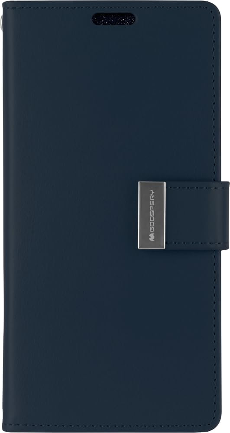 Iphone 8 Plus/7 plus 5.5" Mercury Goospery Rich Diary Dual Wallet Flip Case Phone Cover Stand with 5 Card Holder Slots, Mint image number 5