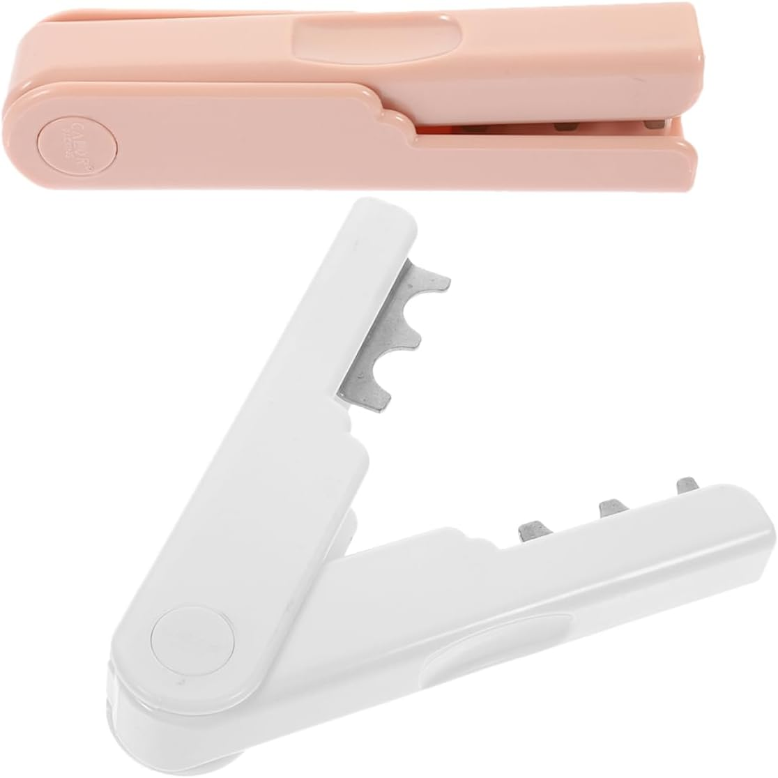 TINEASUR 2Pcs Rose Thorn Stripper Pliers Flower Burr Remover Gardening Hand Tools for Floral Arrangement and Pruning Ivory White Cream Peach image number 4