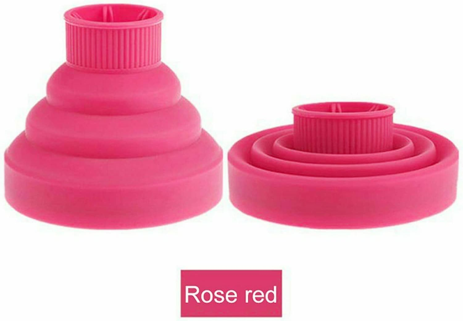 Hair Dryer Diffuser Attachment Universal Travel Folding Design Fit Most of Blow Dryers Professional Salon Lightweight Foldable Grade Tool (Black) image number 1