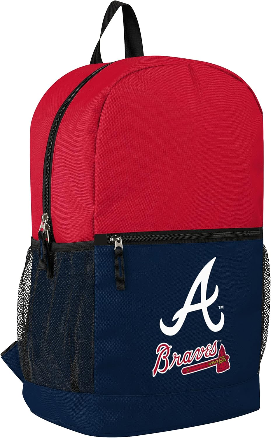 FOCO MLB Officially Licensed Baseball Team Color Primary Logo 2 Tone Big Logo Color Block School Bag Travel Backpack