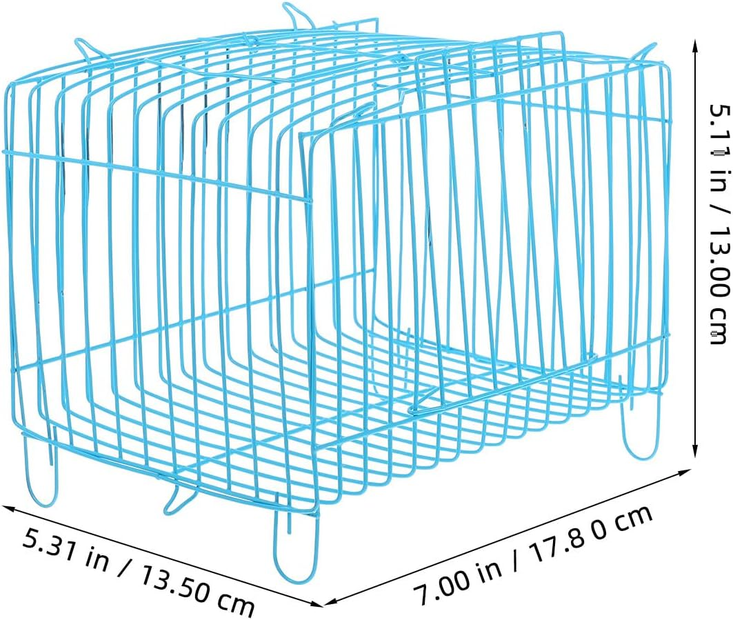 Angoily Portable Small Parrot Cage Carrier with Handle Wear-Resistant Steel Wire Bird Travel Cage for Pet Birds Suitable for Travel and Outdoor Use image number 1